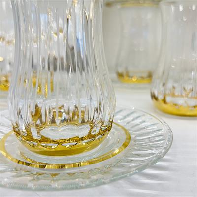 Atlanta Butik 6 Lı Çay Seti Gold