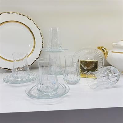 Atlanta Butik 6 Lı Çay Seti Sade