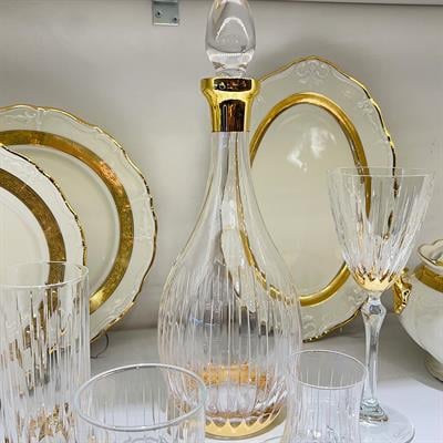 Atlanta Butik 61 Parça Bardak Takımı Gold