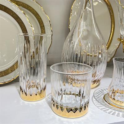 Atlanta Butik 61 Parça Bardak Takımı Gold