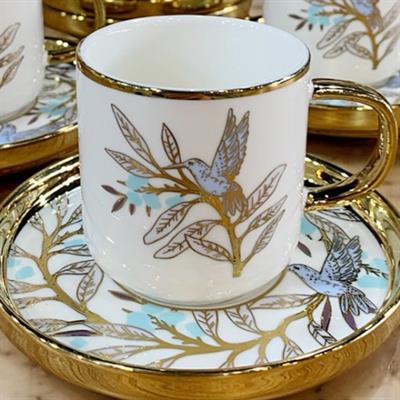 Bee Bird 6 Lı Kahve Fincan Takımı