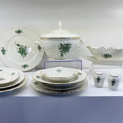 Bernadotte Czech Republic Bloom 77 Parça Yemek Takımı Yeşil