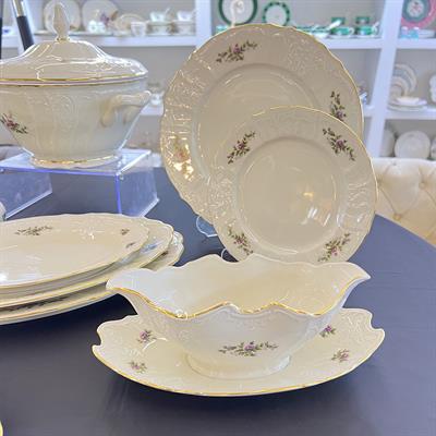 Bernadotte Czech Republic Garden 77 Parça Yemek Takımı Gold