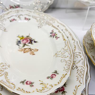 Bernadotte Czech Republic Petaline 77 Parça Yemek Takımı Gold