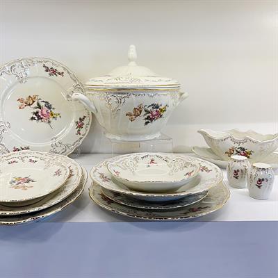 Bernadotte Czech Republic Petaline 77 Parça Yemek Takımı Gold