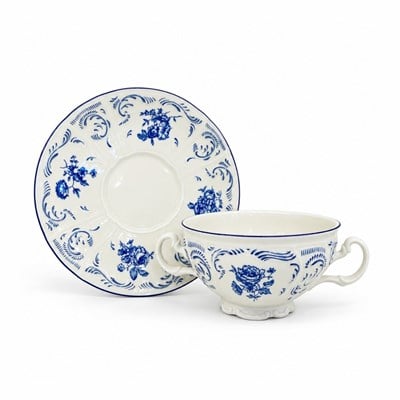 Bernadotte Kobalt Porselen 6 Lı İkramlık