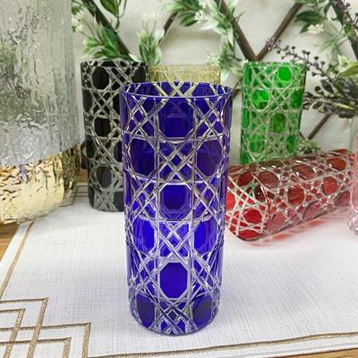 Beverage Crystal Set of 6 Coffee and Soft Drink Glasses