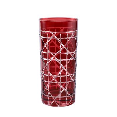 Beverage Crystal Set of 6 Coffee and Soft Drink Glasses