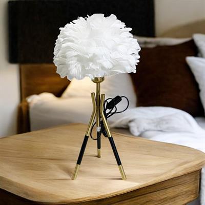 White Feather Lampshade