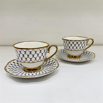 Blue 2 Li Kahve Fincan Takımı