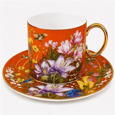 Botanica Orange 6 Piece Double Cup Set