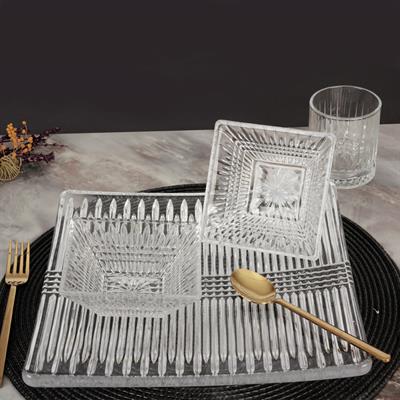 Bristol Tabaklı Cam Kase 4 Lü