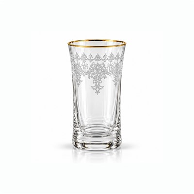 Butik Kristal 61 Parça Bardak Seti Gold