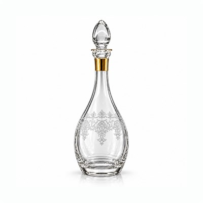 Butik Kristal 61 Parça Bardak Seti Gold
