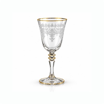 Butik Kristal 61 Parça Bardak Seti Gold