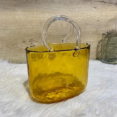 Glass Decorative Bag - Honey