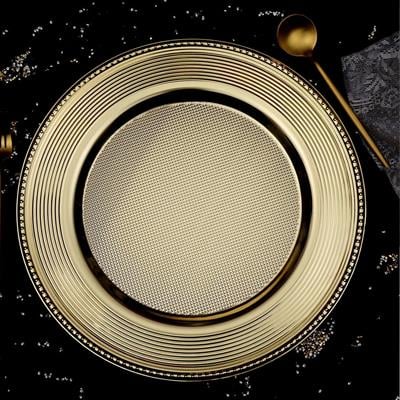 Steel Round Supplae - Gold