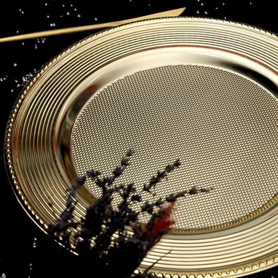 Steel Round Supplae - Gold