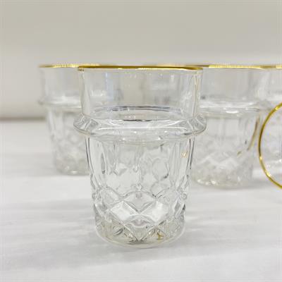 Circle 6 Lı Kahve Yanı Bardağı Gold