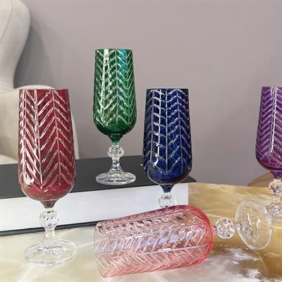 Claudia Kristal 6 Lı Kahve Yanı Bardağı 180 ml - D