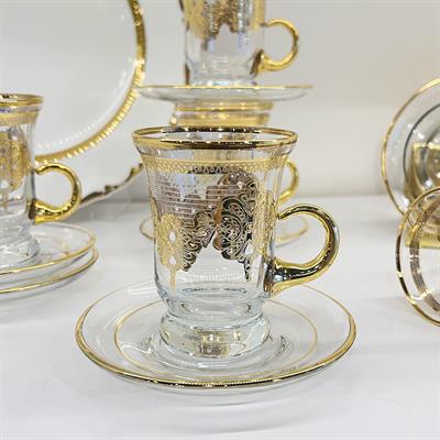 Demet Kulplu 6 Lı Çay Seti