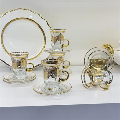 Demet Kulplu 6 Lı Çay Seti