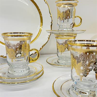 Demet Kulplu 6 Lı Çay Seti