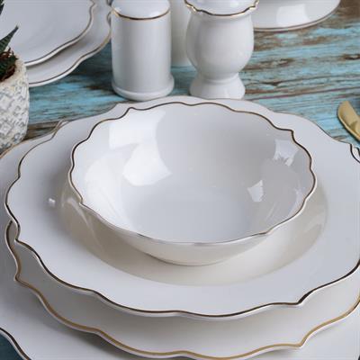 Diamond Porselen 60 Parça 12 Kişilik Yemek Takımı