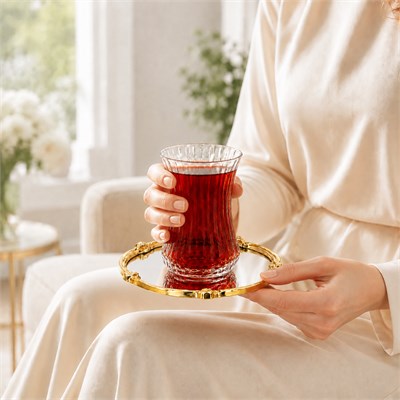 Elegance 6 Lı Çay Takımı Sade