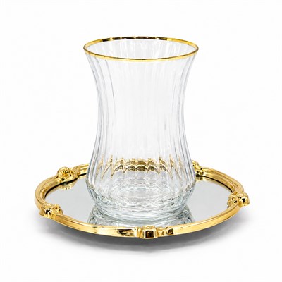 Elegance 6 Lı Çay Takımı Yaldızlı