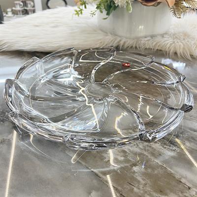 Elenor Kristal Kek Servis Tabağı