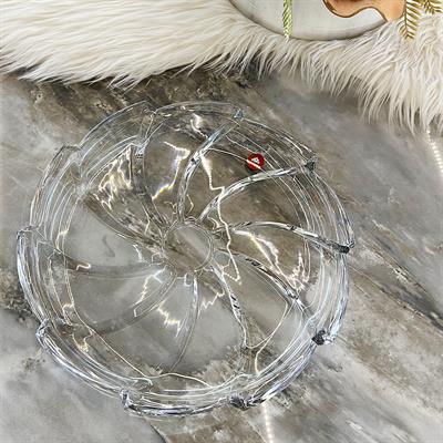 Elenor Kristal Kek Servis Tabağı