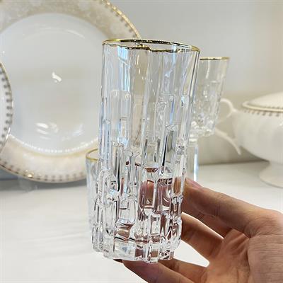 Etna RCR Kristal Cam 36 Parça Bardak Takımı - Yaldızlı