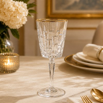 Etna RCR Crystal Glass 36 Piece Glass Set - Gilded