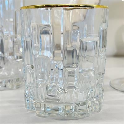 Etna RCR Kristal Cam 36 Parça Bardak Takımı - Yaldızlı