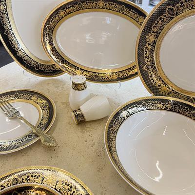 Exclusive Duria 58 Parça 12 Kişilik Porselen Yemek Takımı