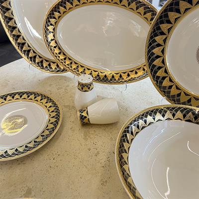 Exclusive Tina 58 Parça 12 Kişilik Porselen Yemek Takımı