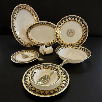 Exclusive Tina 58 Parça 12 Kişilik Porselen Yemek Takımı
