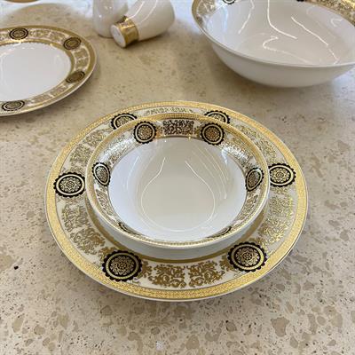 Virelle 58 Piece Porcelain Dinner Set for 12 People