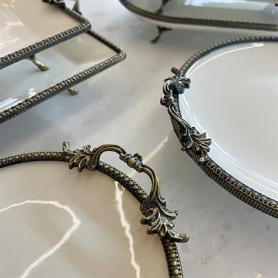 Frame 6 Parça Sunum Seti Antik