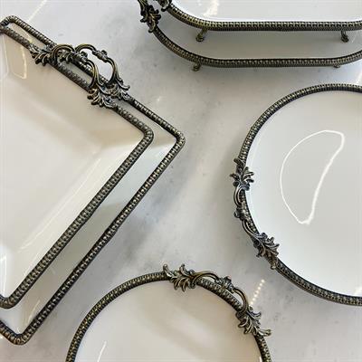 Frame 6 Parça Sunum Seti Antik