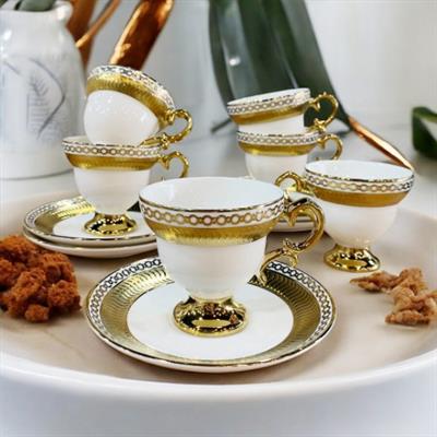 Gemma 6 Lı Kahve Fincan Takımı