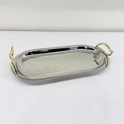 Hybrid Leaf Oval Sunum Tepsisi 25x13 cm