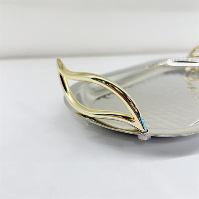 Hybrid Leaf Oval Sunum Tepsisi 25x13 cm