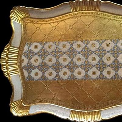 İtalyan Gül Ağacı Small Dikdörtgen Tepsi VL-81