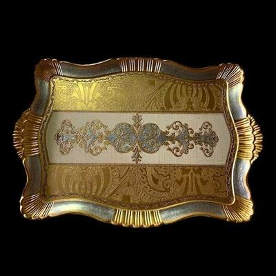 İtalyan Gül Ağacı Small Dikdörtgen Tepsi VL-79