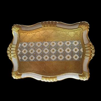 İtalyan Gül Ağacı Small Dikdörtgen Tepsi VL-81