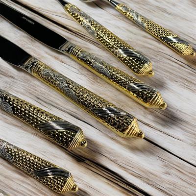Joy Carmen Embossed Cutlery 89 Parça Çatal Kaşık Bıçak Takımı