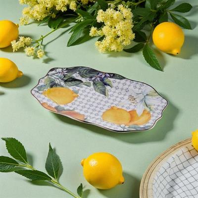 Joy Carmen Lemons Kayık Tabak 25 cm