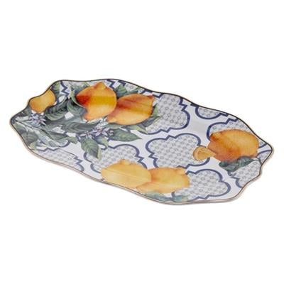 Joy Carmen Lemons Kayık Tabak 35 cm